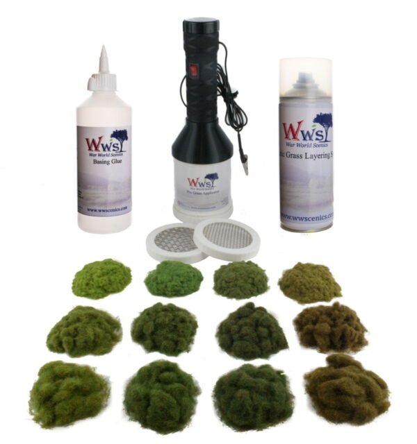 Pro Grass Grand Applicator | Four Seasons Static Grass & Glue Kit