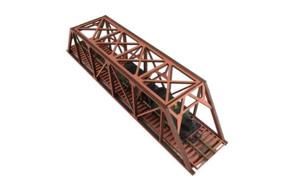 Single Red Railroad Girder 6