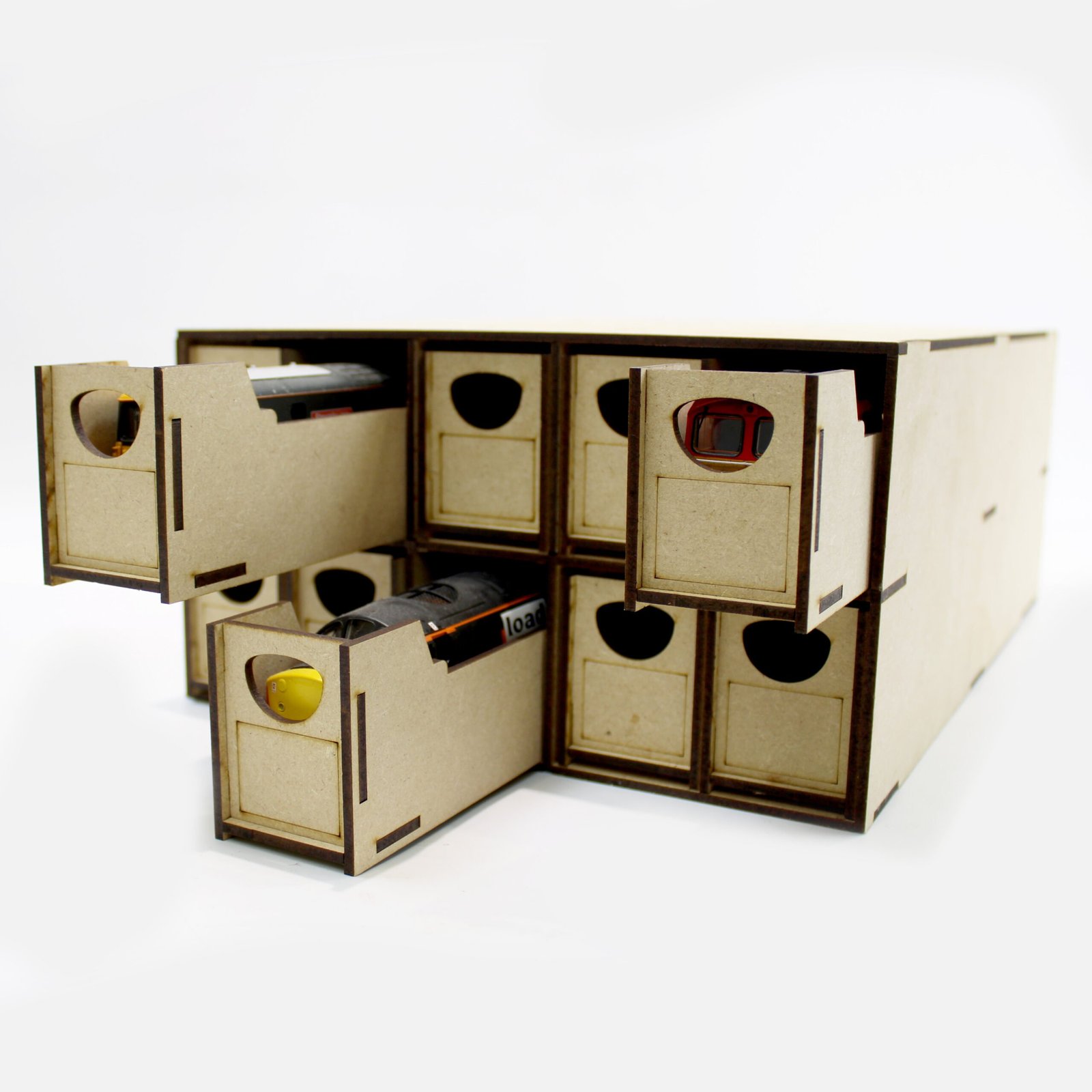 Loco & Rolling Stock Storage Box | 6x Multi-Compartment Drawers | WWScenics