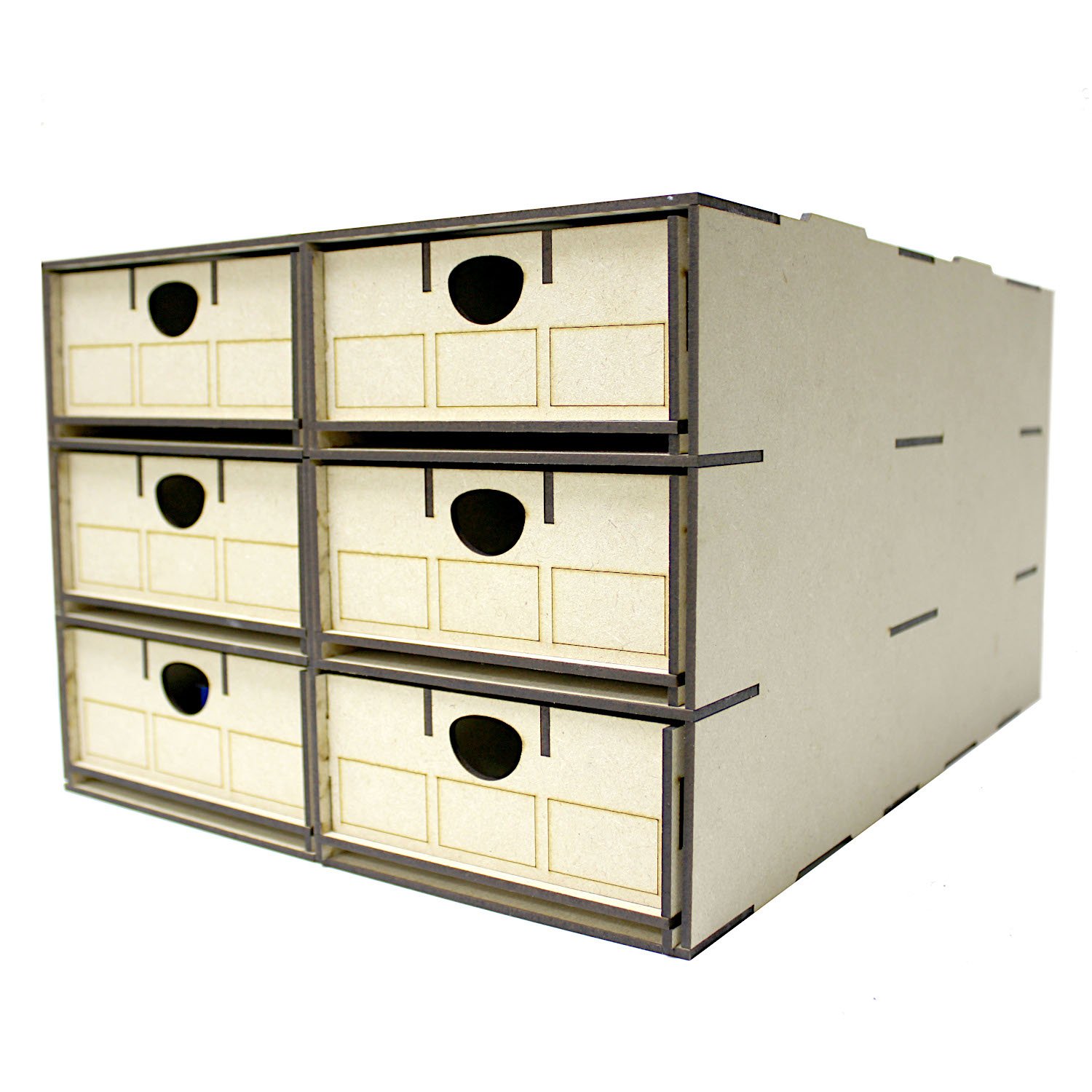 Loco & Rolling Stock Storage Box | 6x Multi-Compartment Drawers | WWScenics